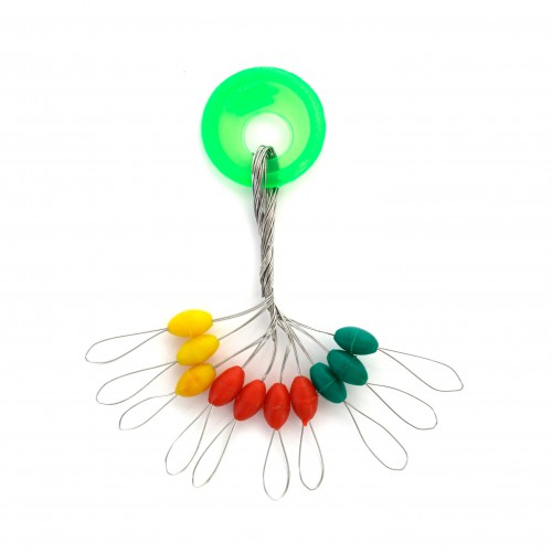 FANATIK Silikon Stopper Schnurstopper Rutschfest Angel Montagesystem