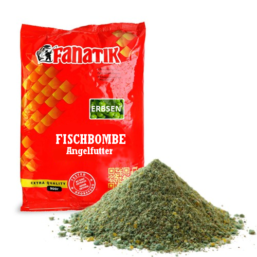 Angelfutter FISCHBOMBE "Erbsen" Anfutter Lockfutter Allroundfutter Grundfutter Aroma