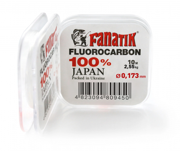 FANATIK Fluorocarbon 10 m Angelschnur 0.173 bis 0.586 mm Transparent