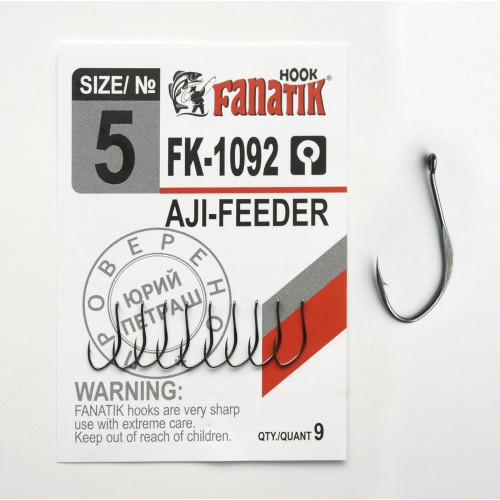 FANATIK Haken FK-1092 AJI FEEDER VHI-Carbon (11 mm - 19 mm)