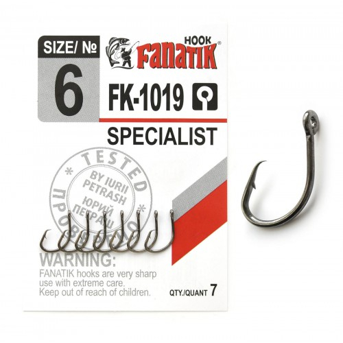 FANATIK Haken FK-1019 SPECIALIST Friedfische VHI-Carbon (11 mm - 55 mm)
