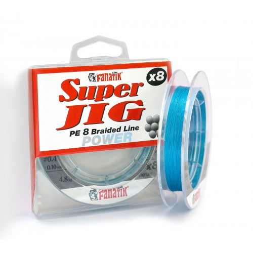 FANATIK 8-fach geflochtene Angelschnur FANATIK Super Jig PE X8 100 m Grün