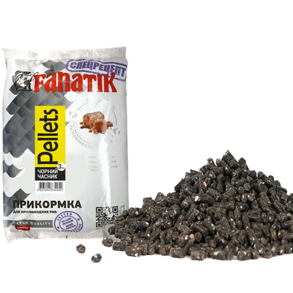 Pellets „Schwarzer Knoblauch“ 3 mm, 1 kg